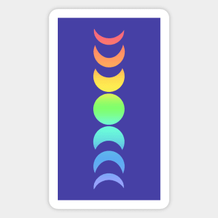 Moon Phases Pride (Gay) Magnet